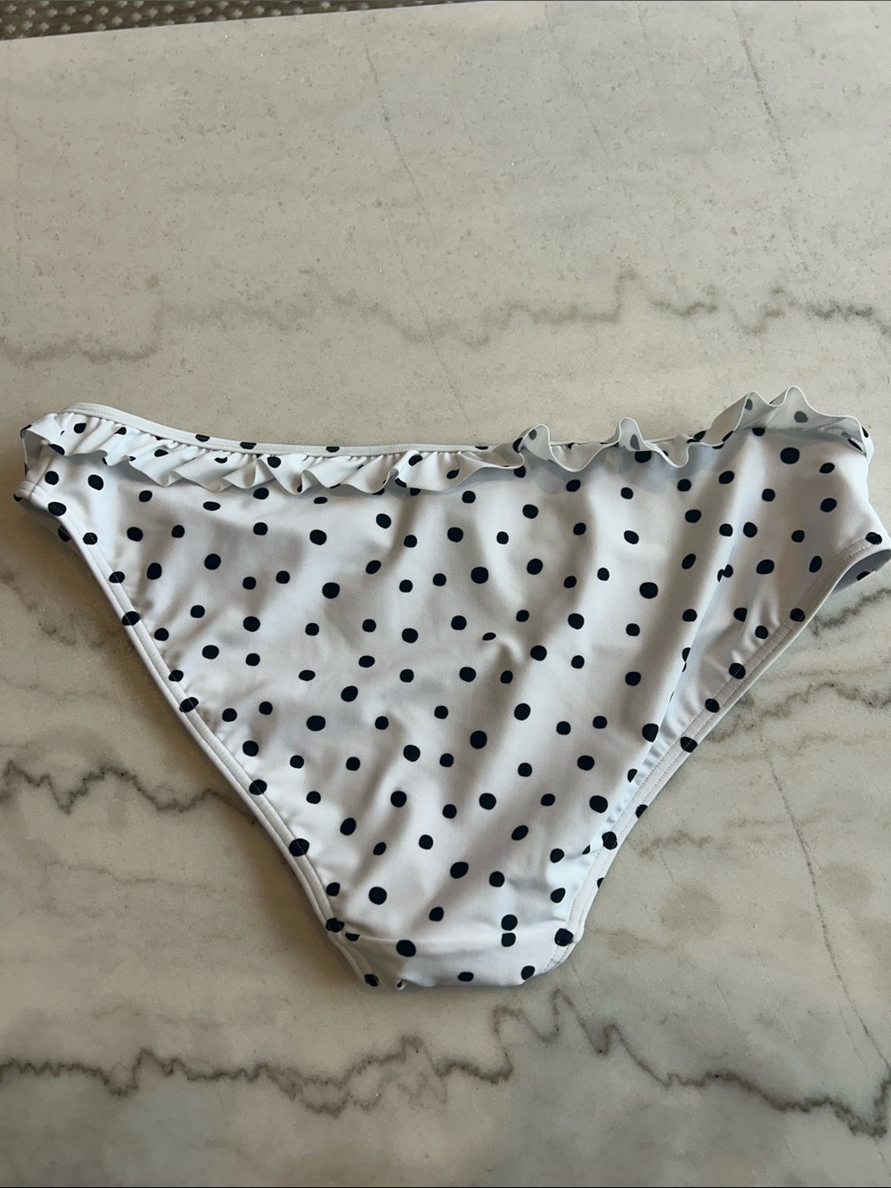 NWT FIGLEAVES Sorrento Frill Polka Dot Bikini Bottom (16) - Picture 5 of 6